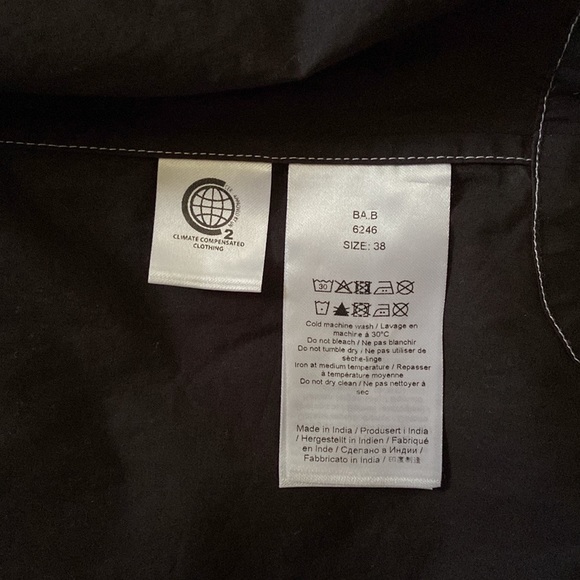 Ganni black cotton poplin top - Picture 7 of 11